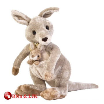 Promo personnalisé adorable bébé jouet en peluche kangourou